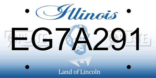 EG7A291 Illinois License Plate