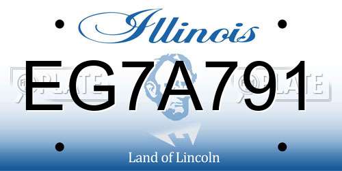EG7A791 Illinois License Plate