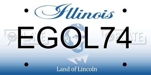 EGOL74 Illinois License Plate