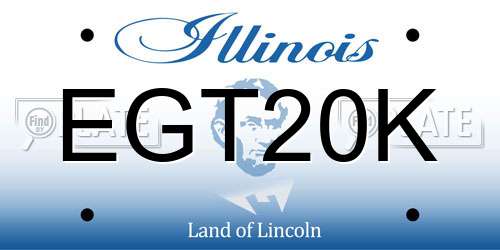 EGT20K Illinois License Plate