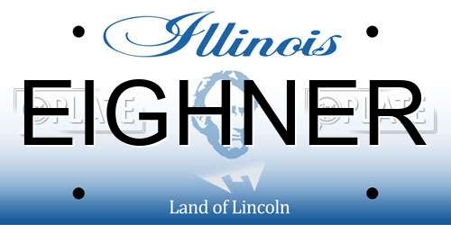 EIGHNER Illinois License Plate