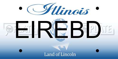 EIREBD Illinois License Plate