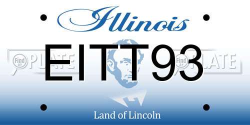 EITT93 Illinois License Plate