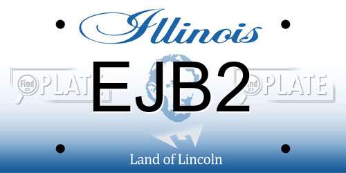 EJB2 Illinois License Plate
