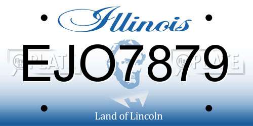 EJO7879 Illinois License Plate