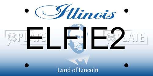 ELFIE2 Illinois License Plate