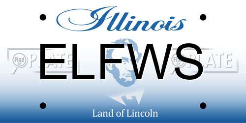 ELFWS Illinois License Plate