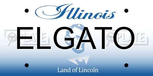 ELGATO Illinois License Plate