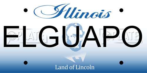 ELGUAPO Illinois License Plate