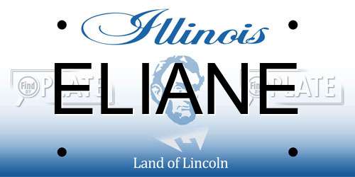 ELIANE Illinois License Plate