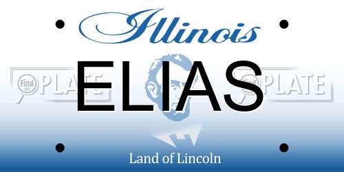 ELIAS Illinois License Plate