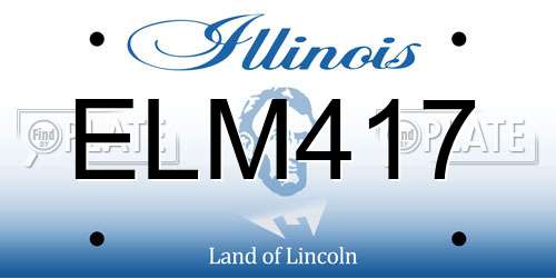 ELM417 Illinois License Plate