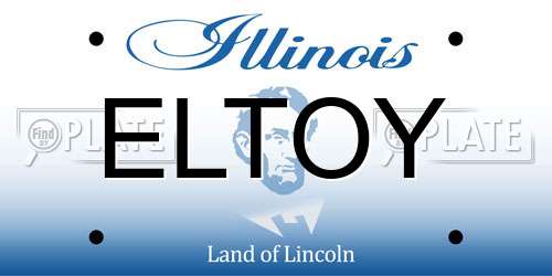 ELTOY Illinois License Plate