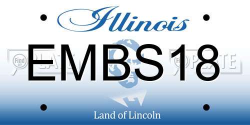 EMBS18 Illinois License Plate