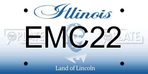 EMC22 Illinois License Plate