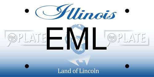 EML Illinois License Plate