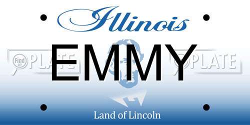 EMMY Illinois License Plate