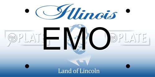 EMO Illinois License Plate