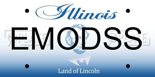 EMODSS Illinois License Plate