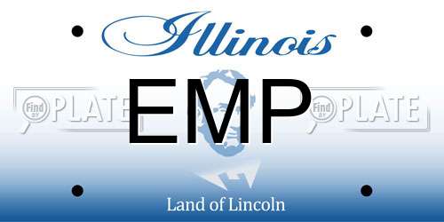EMP Illinois License Plate