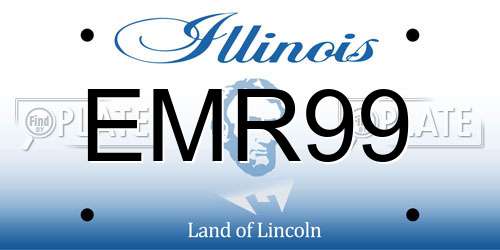 EMR99 Illinois License Plate