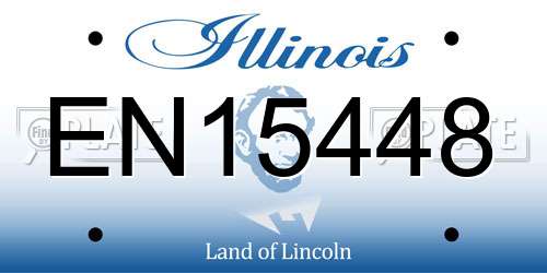 EN15448 Illinois License Plate