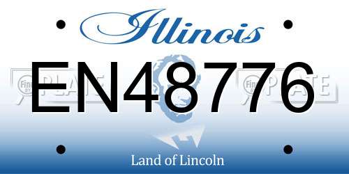EN48776 Illinois License Plate