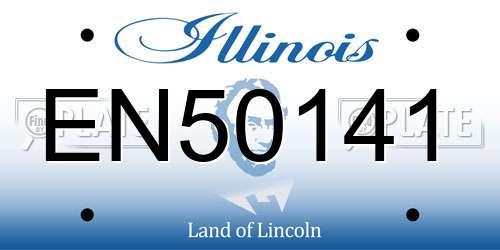 EN50141 Illinois License Plate