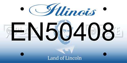 EN50408 Illinois License Plate