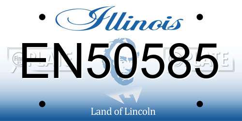 EN50585 Illinois License Plate