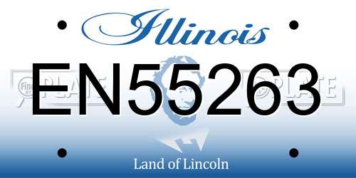 EN55263 Illinois License Plate