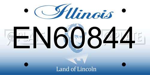 EN60844 Illinois License Plate