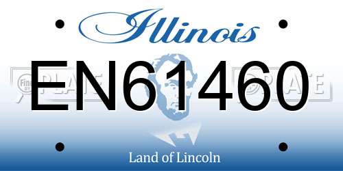 EN61460 Illinois License Plate