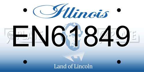 EN61849 Illinois License Plate