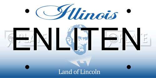 ENLITEN Illinois License Plate