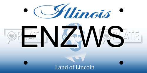 ENZWS Illinois License Plate