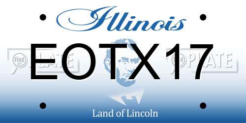 EOTX17 Illinois License Plate