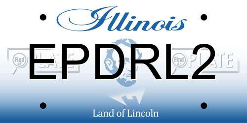 EPDRL2 Illinois License Plate