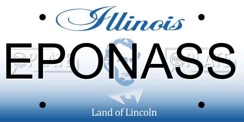 EPONASS Illinois License Plate