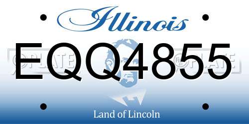 EQQ4855 Illinois License Plate