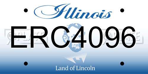 ERC4096 Illinois License Plate