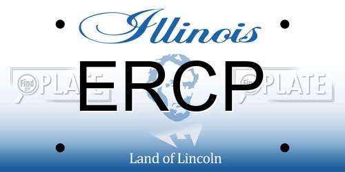 ERCP Illinois License Plate