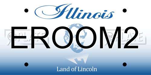 EROOM2 Illinois License Plate