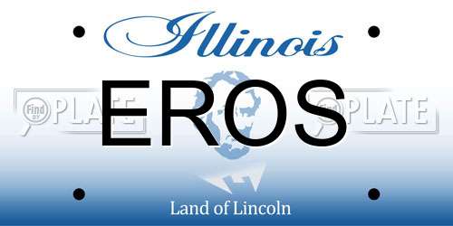 EROS Illinois License Plate
