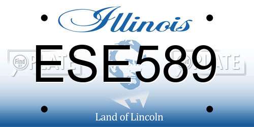 ESE589 Illinois License Plate