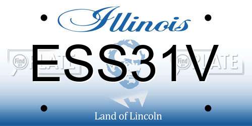ESS31V Illinois License Plate