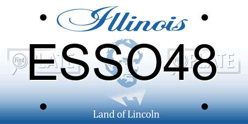 ESSO48 Illinois License Plate