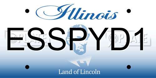 ESSPYD1 Illinois License Plate