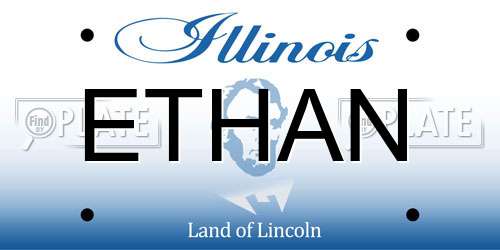 ETHAN Illinois License Plate