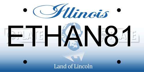 ETHAN81 Illinois License Plate